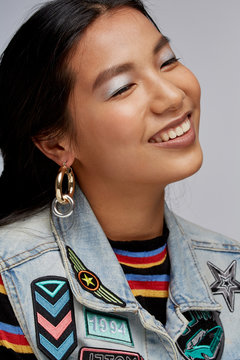 New Beauty - Beautiful young asian woman makeup portrait in studio