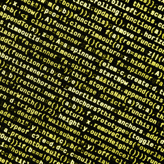 Computer program preview. Programming code typing. Information technology website coding standards...