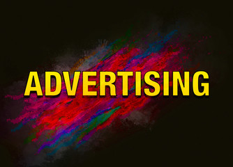 Naklejka na ściany i meble Advertising colorful paint abstract background