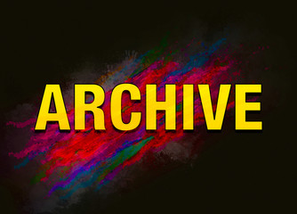 Archive colorful paint abstract background