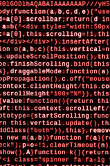 Computer program preview. Programming code typing. Information technology website coding standards...