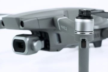 Motor and front LEDs of Mavic 2 Pro drone