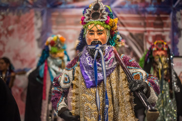 Fototapeta premium danzante mexicano mascara