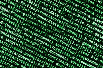 Computer program preview. Programming code typing. Information technology website coding standards...