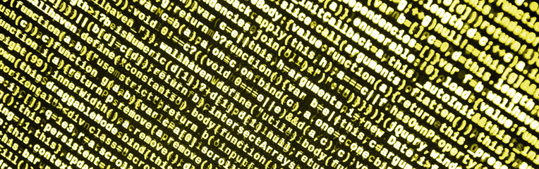 Computer program preview. Programming code typing. Information technology website coding standards...