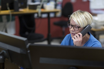 Hospital receptionist