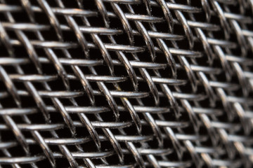 Macro Shot of Wire Mesh