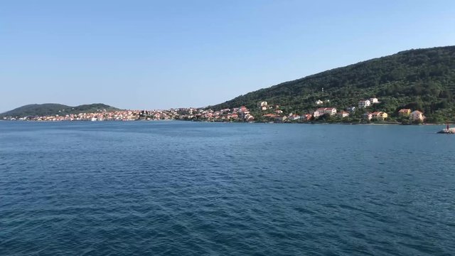 Leaving Preko and the island of Ugljan in Croatia