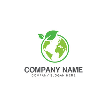 Green World Logo Or Icon Design Template