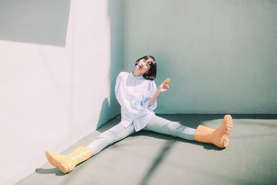 Blue & yellow
