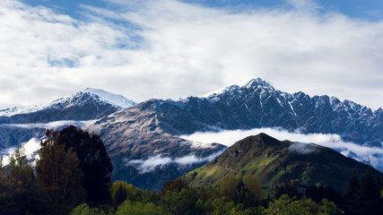 Middle Earth Mountains and Clouds