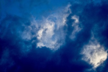 Obraz premium Dramatic sky with storm clouds