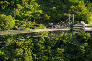 谷瀬の吊り橋