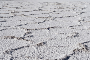 lagunas de baltinache - salt in the middle of the atacama desert