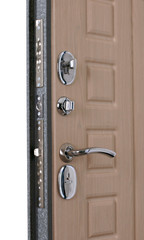 Obraz premium Door lock, side view, close-up