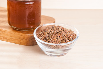 Organic flax seeds - Linum usitatissimum
