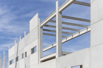 Concrete warehouse construction