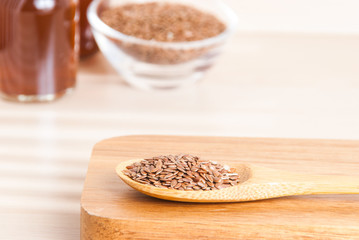 Organic flax seeds - Linum usitatissimum