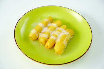 Banana in syrup.3