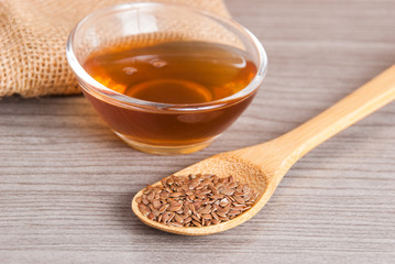 Organic flax seeds - Linum usitatissimum