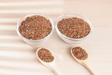 Organic flax seeds - Linum usitatissimum