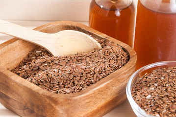 Organic flax seeds - Linum usitatissimum