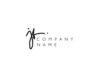 J B Initial handwriting logo