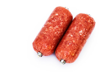 Mettwürste im Kunstdarm