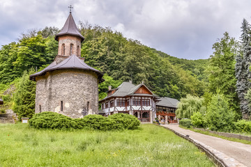 Fototapeta na wymiar Prislop monastery in Romania