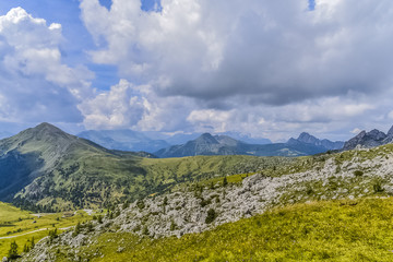 Dolomites Mountains Italy Cortina D'Ampezzo Giau Pass