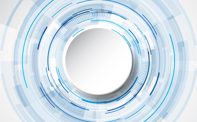 Abstract Vector Technology style illustration and geometric background.