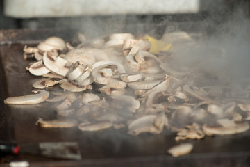 Mushrooms on the BBQ
