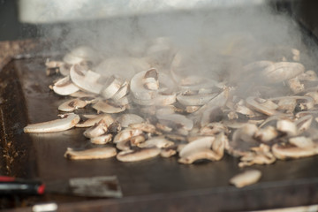 Mushrooms on the BBQ