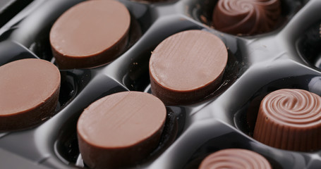 Mixed chocolate in box