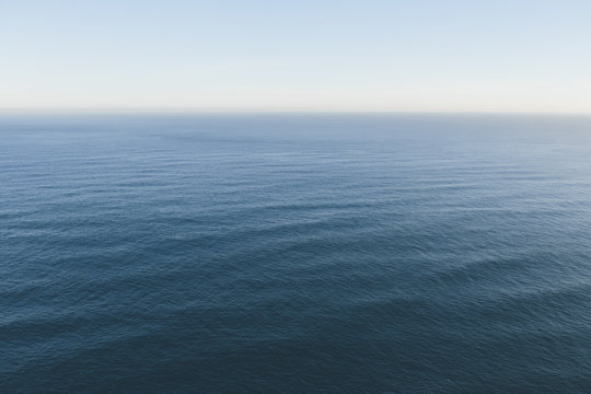 View of expansive seascape