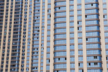 Naklejka premium Intensive high-rise real estate windows