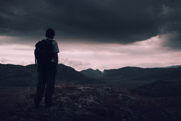 Waiting for the storm