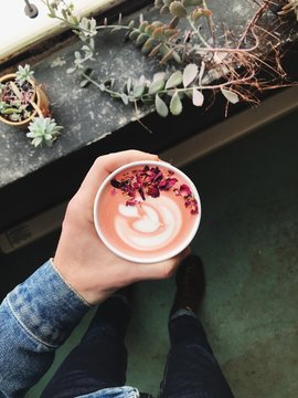 Pink Love Latte