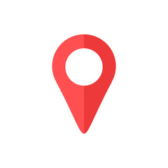 Maps pin. Location pin. Pin icon vector. Location map icon.