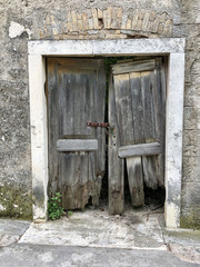 Old door in Zlarin