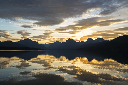 Serene Lake McDonald, Glacier NP