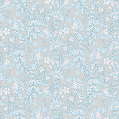 Vector seamless floral pattern