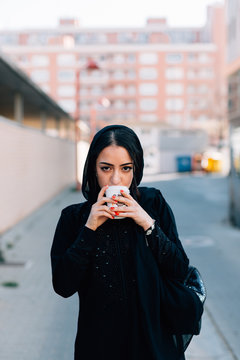 Portrait of muslim woman