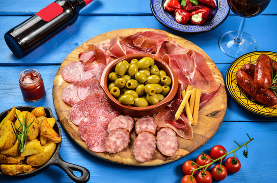 Spanish tapas table