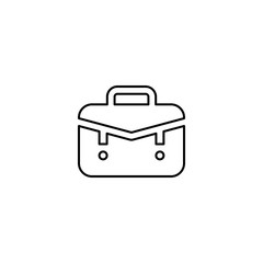 Office bag outline icon.