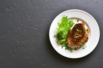 Grilled beef steak