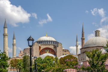 Fototapeta na wymiar Hagia Sophia Museum, Istanbul, Turkey