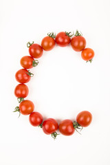 fresh tomato alphabets