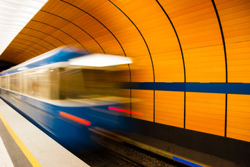 Underground in Munich, Germany