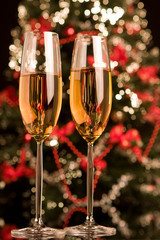 Champagne with Xmas